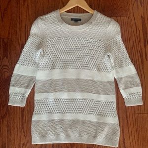 Tommy Hilfiger knitted 3/4 sleeve cotton sweater